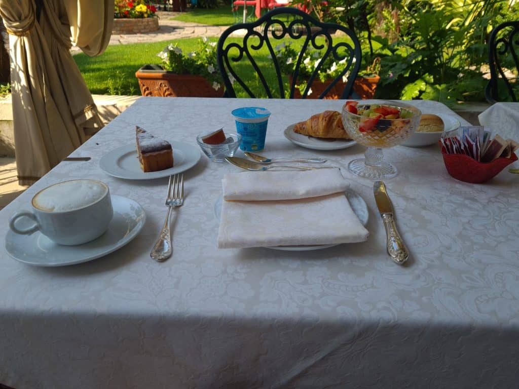 Palazzo Abadessan aamiainen